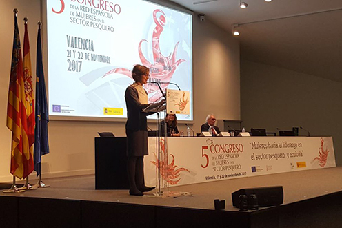 La ministra de Agricultura y Pesca, Alimentación y Medio Ambiente, Isabel García Tejerina, en el 5º Congreso de la Red Española 