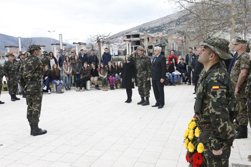 Tribute to Spanish military personnel died in Bosnia 