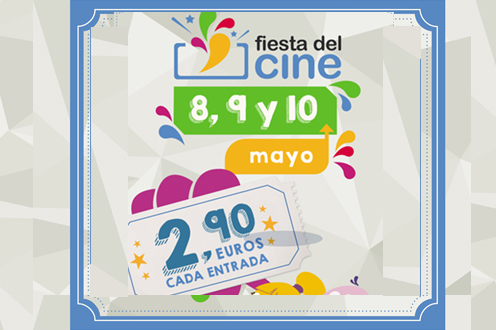 6/04/2017. Cartel Fiesta del Cine, mayo 2017