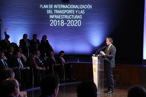 El ministro de Fomento presenta el Plan de Internacionalización del Transporte y las Infraestructuras 2018-2020