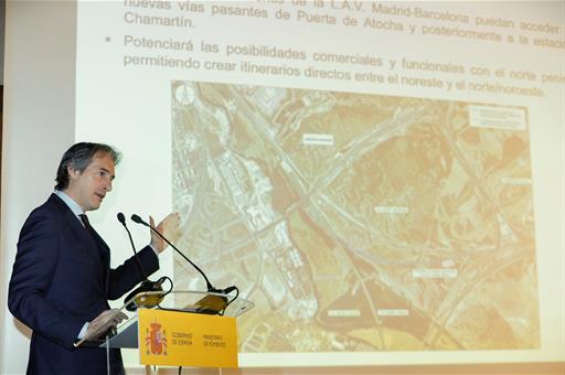 El ministro de Fomento, Íñigo de la Serna, presenta el proyecto de ampliación de la estación de Madrid-Puerta de Atocha