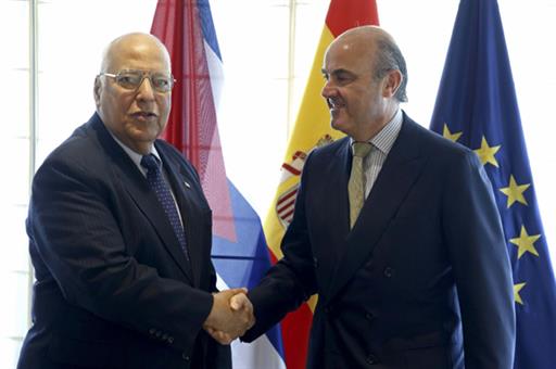 17/07/2015. Vicepresidente de Cuba y Ministro de Economía de España