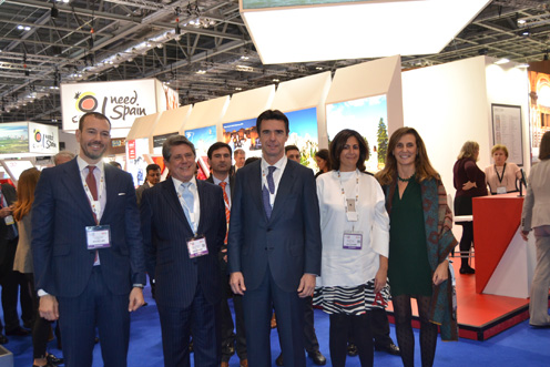 El ministro de Industria, Energía y Turismo, José Manuel Soria, en la XXXVI edición de la World Travel Market (Foto Ministerio)