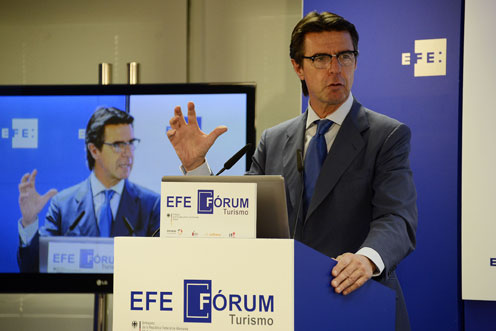 15/09/2015. El ministro Soria en el Foro sobre Turismo organizado por EFE