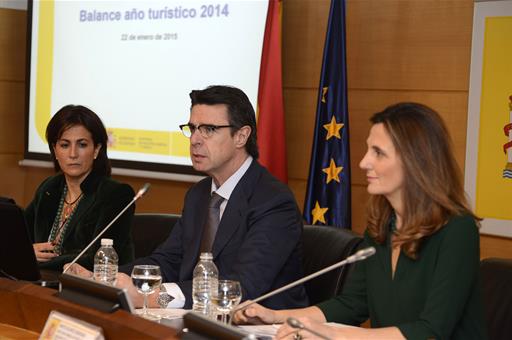 22/01/2015. Frontur diciembre 2014. Presentación del balance turístico de 2014 realizada por el Ministro Soria.