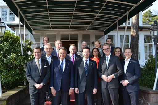 Foto de familia de la delegación española en la 50 edición de la ITB de Berlín. (Foto Ministerio)