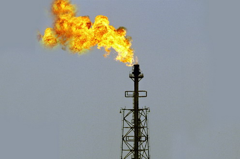 Plataforma gasística (foto de archivo)