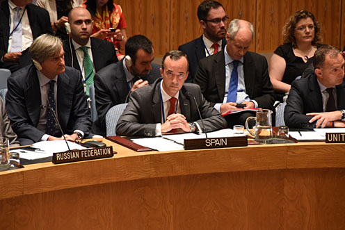 29/05/2015. Francisco Martínez en el Consejo de Seguridad de la ONU. Francisco Martínez sostiene ante el Consejo de Seguridad de la ONU que ...
