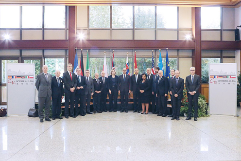 21/10/2016. El ministro Fernández Díaz ha participado en la reunión del G6 en Roma.