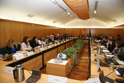 El ministro Zoido asiste a la reunión de carácter informativo del Comité Estatal de Coordinación (Foto: Interior)