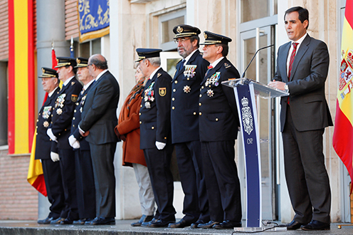 El secretario de Estado de Seguridad, José Antonio Nieto, en la conmemoración del 194º aniversario de la creación de la Policía