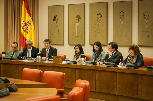 El ministro de Justicia, Rafael Catalá, comparece ante la Comisión de Justicia del Congreso (Foto: Congreso de los Diputados)