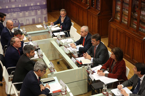 Reunión del Ministerio de Justicia y el Consejo General del Poder Judicial (Foto: Justicia)