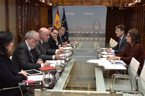 Reunión de Catalá con jueces y fiscales