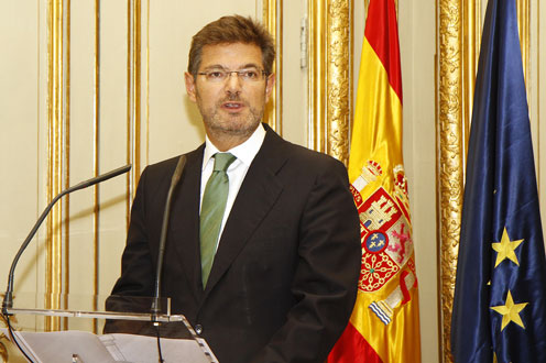 ministro de Justicia, Rafael Catalá