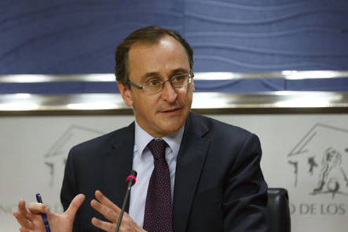 El nuevo ministro de Sanidad, Servicios Sociales e Igualdad, Alfonso Alonso