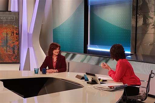 Entrevista a Carmen Calvo en TV3