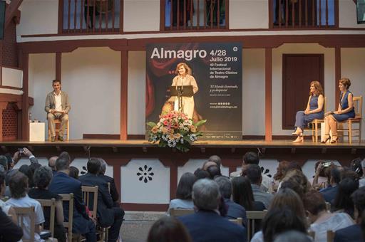 Carmen Calvo en la inauguración del 42 Festival Internacional de Teatro Clásico de Almagro 