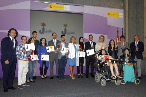 Báñez y Santamaría en la entrega de Premios Nacionales de Juventud (Foto: J. M. Cuadrado)