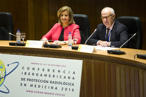 18/10/2016. Báñez en la inauguración de la Conferencia Iberoamericana de Protección Radiológica en Medicina