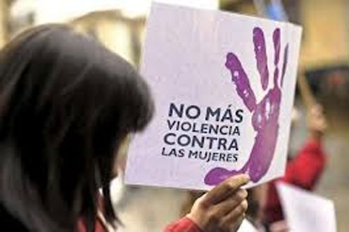 Foto de no más violencia contra las mujeres (Archivo)