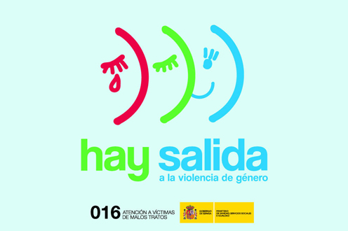 Logo contra la violencia de género (Archivo)
