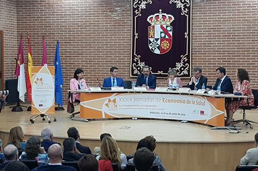 La ministra Carcedo, en las XXXIX Jornadas de la Asociación de Economía de la Salud en Albacete