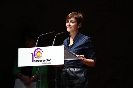 La portavoz del Gobierno, Isabel Rodríguez, durante su intervención