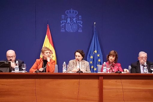 Raúl Riesco, Consuelo Rumí, Magdalena Valerio, Yolanda Valdeolivas y Octavio Granado