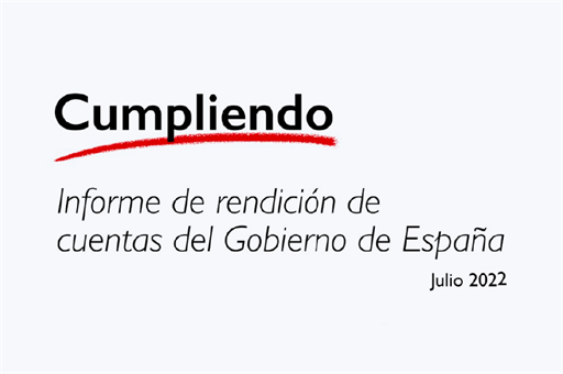 Cumpliendo- Informe de rendición de cuentas del Gobierno de España