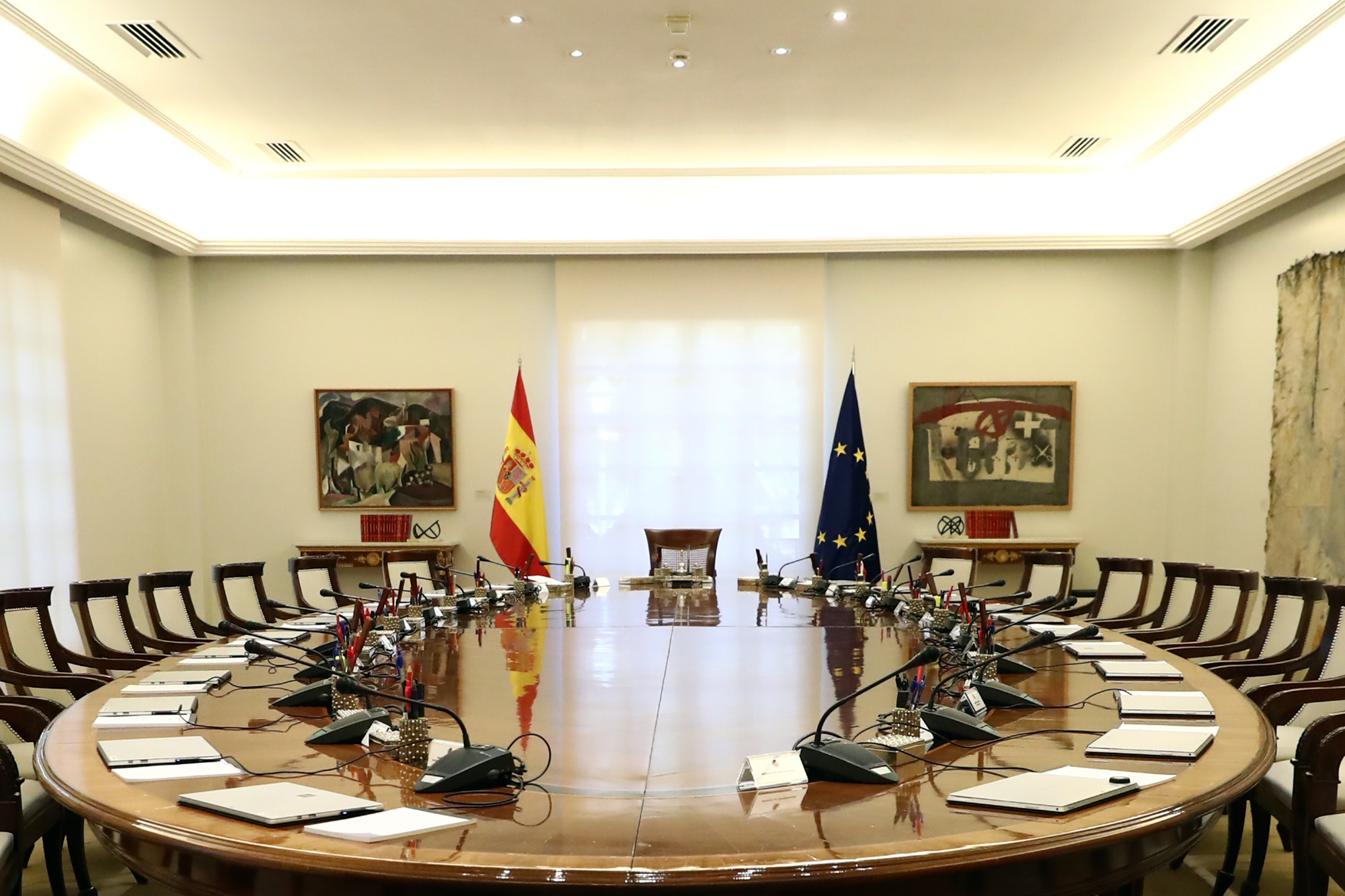 Sala reunión Consejo de Ministros