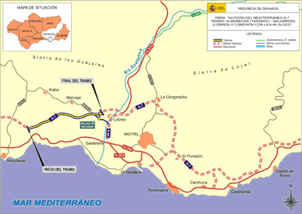 Mapa Tramo Almuñecar