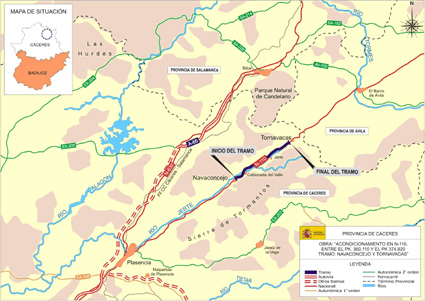 Mapa Tramo Navaconcejo
