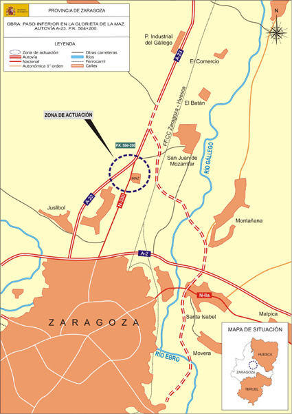 Mapa Glorieta de la Maz