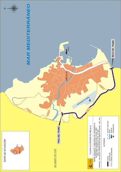 Mapa Mejora Trazado Melilla