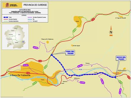 (CONEXION CARRETERAS EN ORENSE)