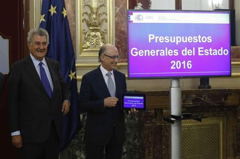 Presentación de los PP. GG. para 2016