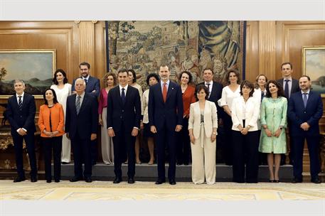 7/06/2018. Foto de familia del Gobierno