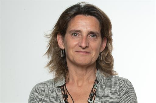 Teresa Ribera.  Vicepresidenta tercera y ministra para la Transición Ecológica y el Reto Demográfico