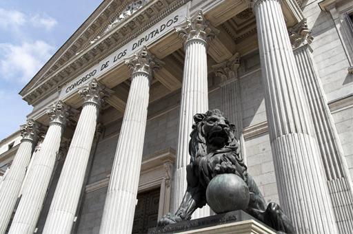 Fachada del Congreso de los Diputados