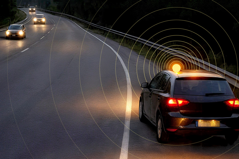 2/12/2025. Connected v16 beacon. Connected v16 beacon