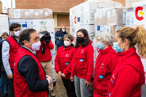 España enviará 20 toneladas de ayuda humanitaria a Ucrania