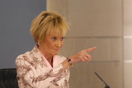 23/07/2010. Consejo de Ministros - María Teresa Fernández de la Vega. La Vicepresidenta Primera, Ministra de la Presidencia y Portavoz del G...