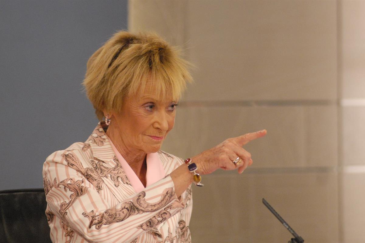 23/07/2010. Consejo de Ministros - María Teresa Fernández de la Vega. La Vicepresidenta Primera, Ministra de la Presidencia y Portavoz del G...