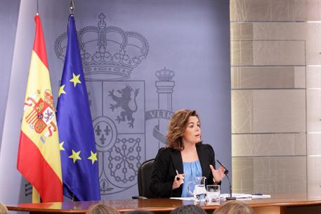 8/06/2012. Consejo de Ministros: Soraya Sáenz de Santamaría. La vicepresidenta del Gobierno, ministra de la Presidencia y Portavoz, Soraya S...