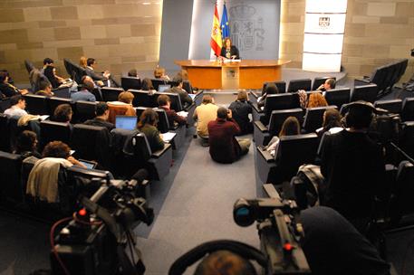 23/11/2012. Consejo de Ministros: Soraya Sáenz de Santamaría. La vicepresidenta, ministra de la Presidencia y Portavoz, Soraya Sáenz de Sant...