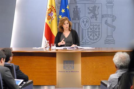 23/03/2012. Consejo de Ministros: Soraya Sáenz de Santamaría. La vicepresidenta del Gobierno, ministra de la Presidencia y Portavoz, Soraya ...