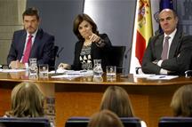 Soraya Sáenz de Santamaría, Rafael Catalá, Luis de Guindos