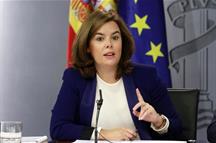 Soraya Sáenz de Santamaría. Council of Ministers 9/10/2015