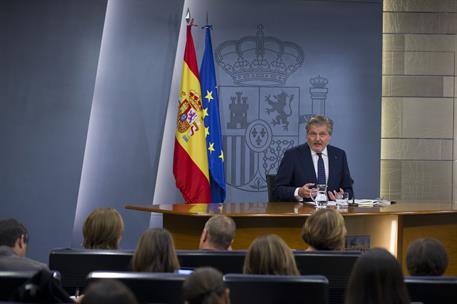 4/11/2016. Consejo de Ministros: Íñigo Méndez de Vigo. El ministro de Educación, Cultura y Deporte y portavoz del Gobierno, Íñigo Méndez de ...